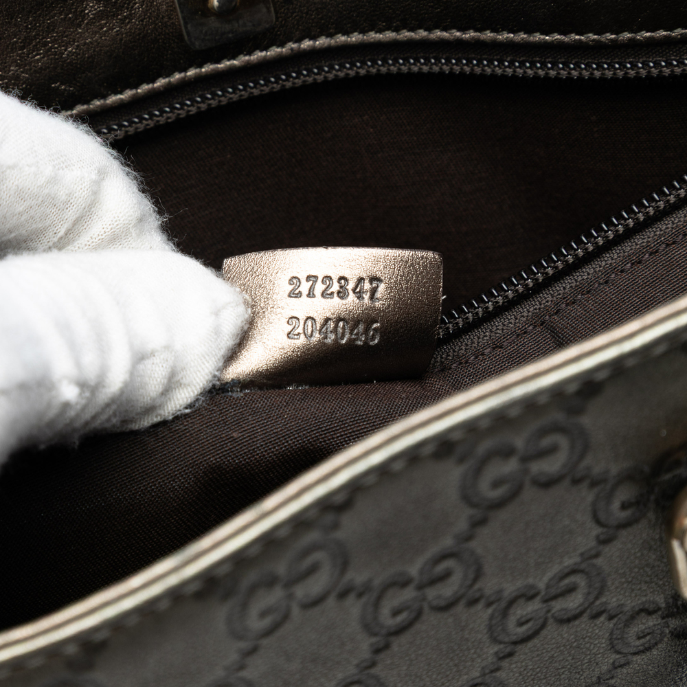 Pre-Loved Gucci Metallic Guccissima Tote - Picture 6 of 7